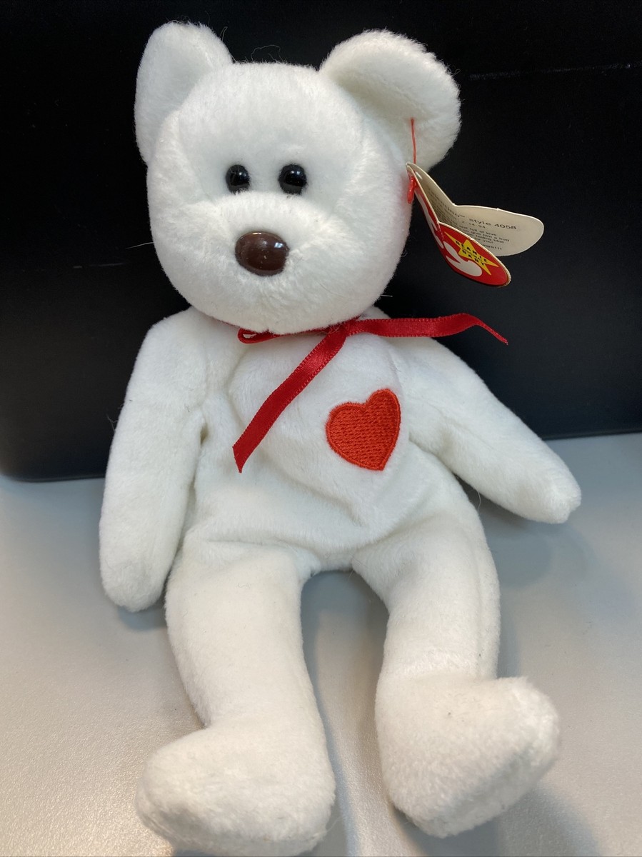 Ty 4058 Valentino Bear Beanie Baby 1993/1994 brown nose 8421040582