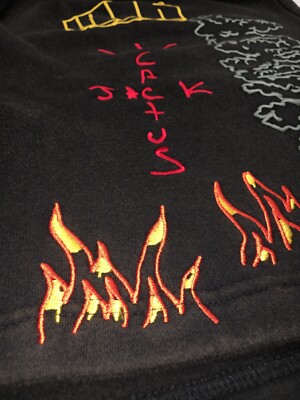 Jordan X Travis Scott Black Fleece Shorts Men's Size XL X-Large