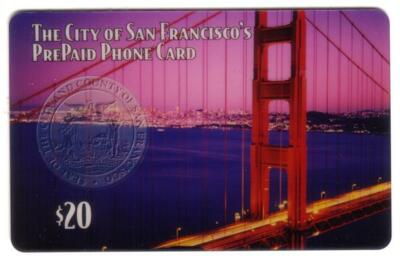TK 517b Phone Card PhoneCard OsCard $20. The City of San Francisco No Proof!!