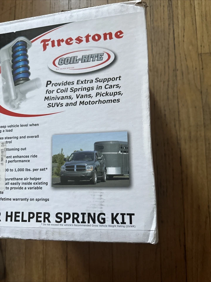 Комплект из 2 задних пружин со стороны водителя и пассажира 4107 Firestone для старых пар - Изображение 4 из 4