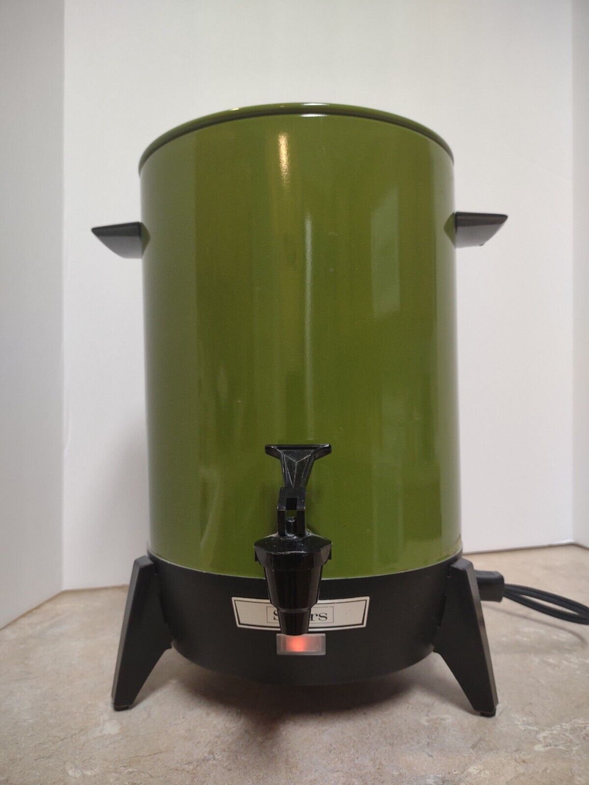 Sunbeam Avocado Green 30 Cup Electric Coffee Maker/mid Century