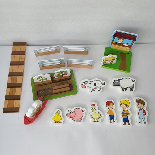 KidKraft Wooden Farm Playset Farmers Market Crops Animals People 24 Replacement - Picture 2 of 23