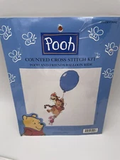 Disney Pooh and Friends Balloon Ride Counted Cross Stitch Kit # 34002