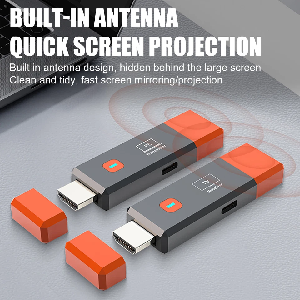 2024 1080P Full HD Wireless HDMI Extender HDTV Wireless Transmitter & Receiver - Image 4 of 4