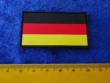 A60-5) Fahne/Flagge Patch Milit&auml;r Abzeichen Gummi Klett Deutschland
