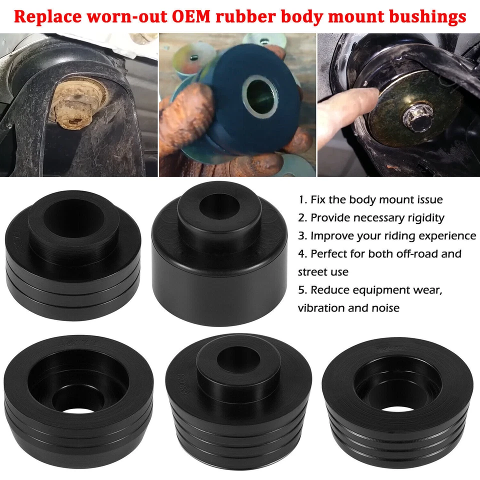 Kit de bucha de montagem no corpo 7-132 para Buick Regal/Chevy Malibu, El Camino, Monte Carlo - Imagem 3 de 4