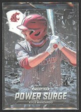 2021 Panini Prizm Draft Picks Power Surge Kyle Manzardo #PS-KM