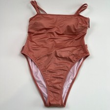 Victoria's Secret Swim One Piece Removable Padded Swimsuit Canyon Rose XL NWT