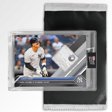 AARON JUDGE 1st CAREER 3 HOMERUN GAME TOPPS NOW CARD #754A GAME USED BASE RELIC