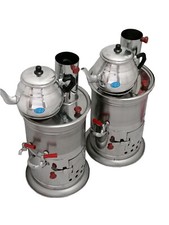 Holzkohle Samowar Camping Teekocher Grill Samovar Picknick Kömürlü Odun Semaver