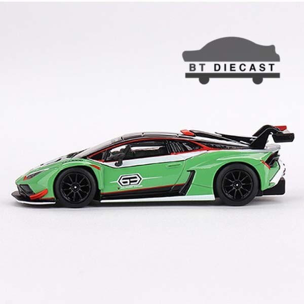 MINI GT LAMBORGHINI HURACAN GT3 EVO 2 PRESENTATION 1/64 DIECAST