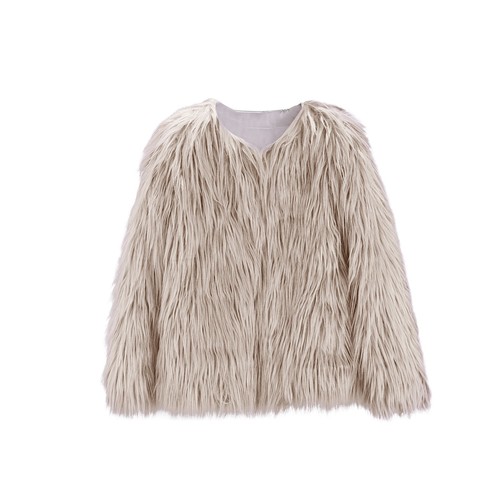 Girls Faux-fur Jacket Coat Toddler Kids Winter Thicken Warm Fuzzy Outwear Clothe - Picture 7 of 57