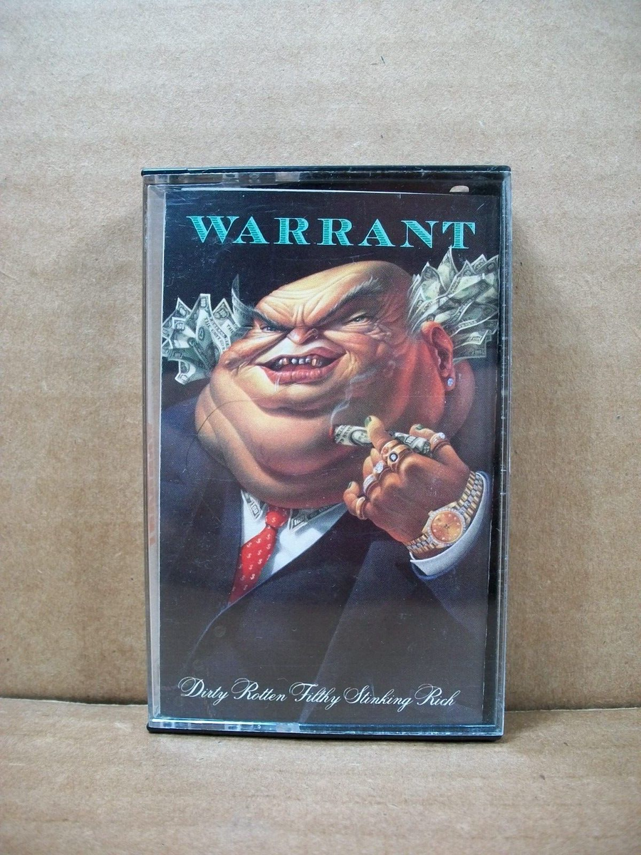 Warrant - Dirty Rotten Filthy Stinking Rich (Cassette, 1989