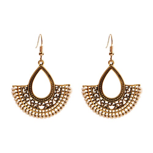 Mujeres Boho Patrón Retro Puño Ahuecado Elegante Gancho Pendientes Joyería Regalo - Imagen 139 de 140