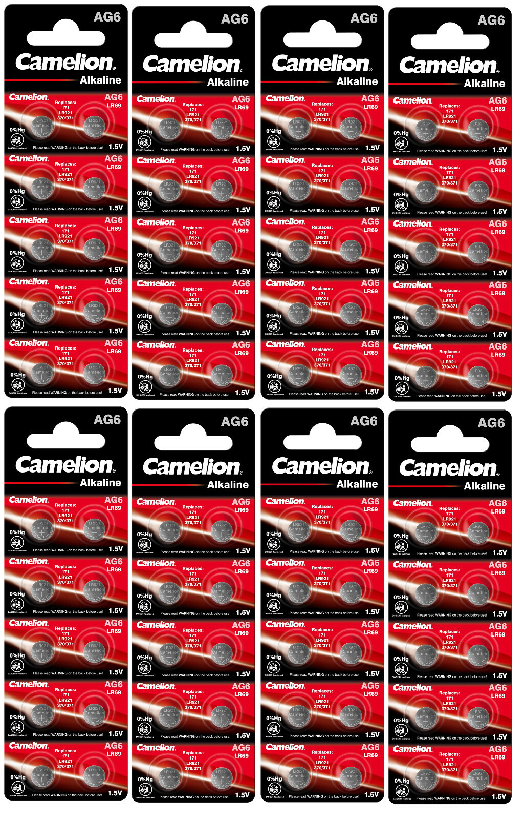 80 Stück Camelion Ag6 Knopfzellen Uhrenbatterien Knopf Zellen Lr69