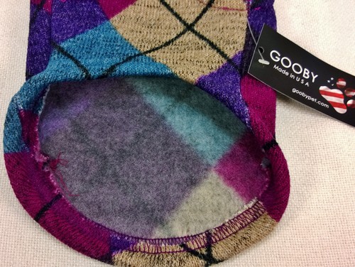 Gooby Small Breed Dog Puppy Cat Argyle Sweater or Winter Deer Hoodie XS S M L - Picture 16 of 28