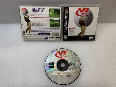 VR Golf '97 VR Sports Sony Playstation 1 PS One PSX Complete! Tested!