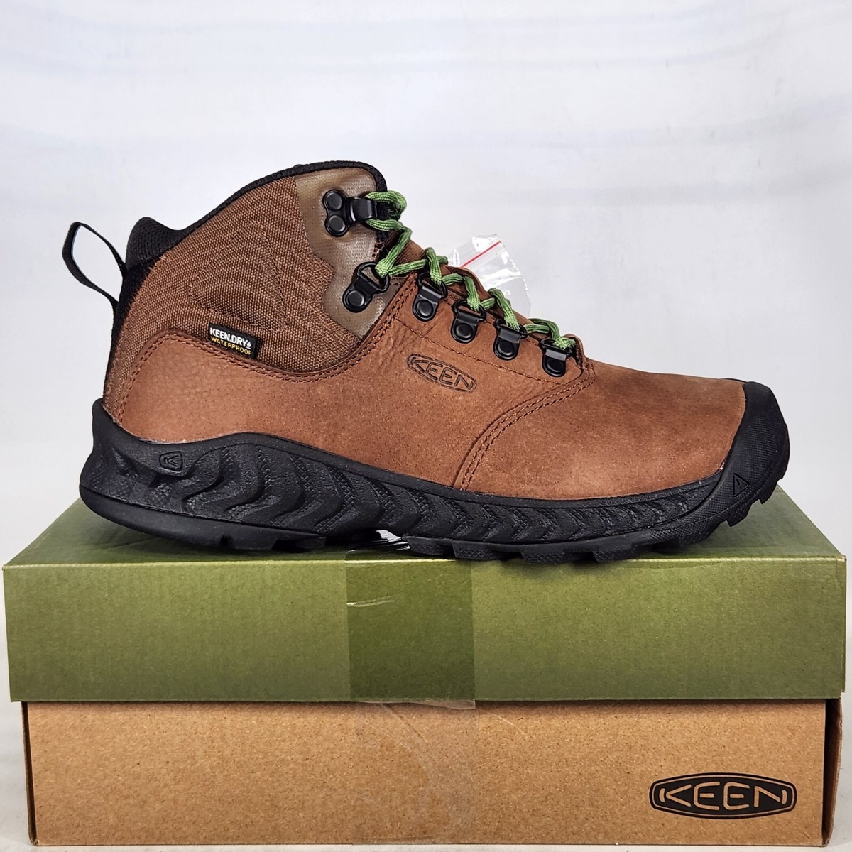 Size 9.5 - KEEN NXIS Explorer Mid Waterproof - Bison / Campsite - Womens