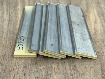 52100 steel 3/16  x 1.5  x 7.5  - 1 piece KNIFE MAKING BEARING STEEL FOR FORGING