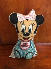 Vintage 1984 Disney Pink Baby Minnie Mouse Plush Toy VTG - Rare