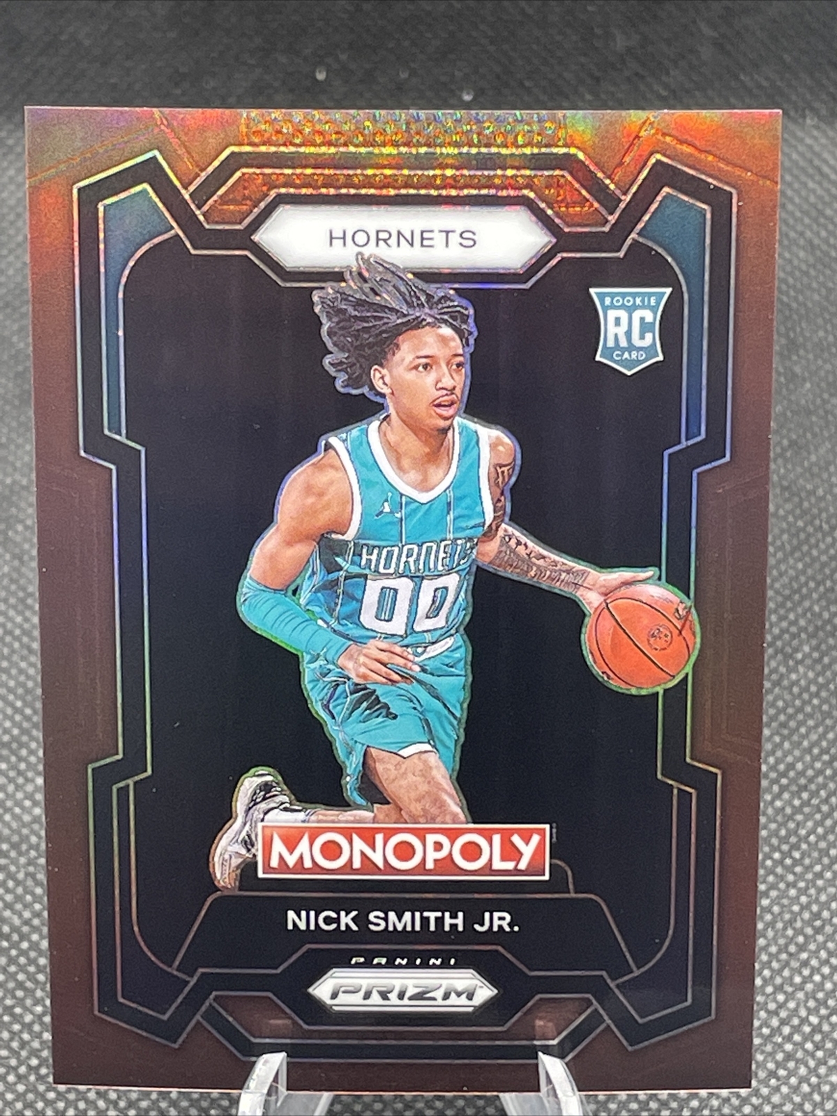 2023-24 Panini Prizm Monopoly Nick Smith Jr. #14 Brown Prizm #/249 Hornets RC