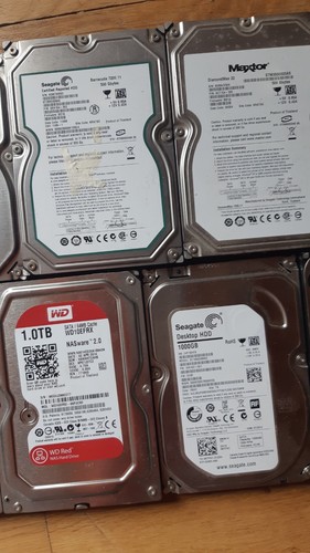 Lot De 10 Disques dur 1 To... 3.5 pouce , Sata Tous Testés Et Ok - Photo 4/5