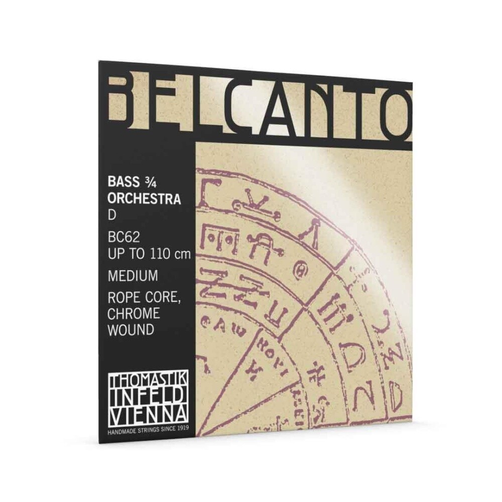 Thomastik Infeld Belcanto D線 3/4 BC62 Thomastik BC62 BEL CANTO ORCHESTRA 3/4 Double Bass D String Double