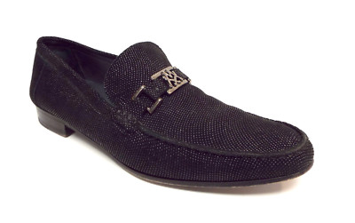 MEZLAN Custom Logo Buckle Black Pinhead Suede Leather Slip-on Loafers 11 Amazon.com | Mezlan - Newport - Men main image 3