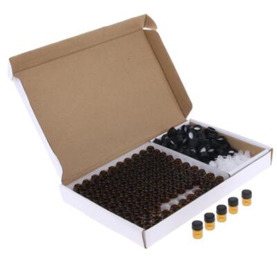 100 Stück Fläschchen mit ätherischen Ölen und Öffnung 1 ml Dram Flasche