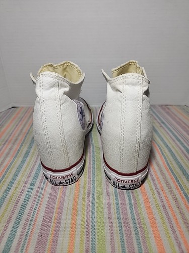 Converse Chuck Taylor Lux Hidden Wedge Heel Mid Sneaker White Women - Sz 7 - Picture 2 of 10