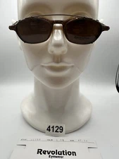New Vintage Revolution Eyewear With Sun Shade RE054 Amber Brown 47 18 140