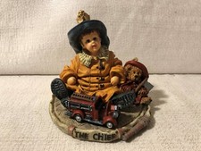 Boyds Bear Yesterdays Child Dollstone Austin Allen The Fire Chief Figurine 3534