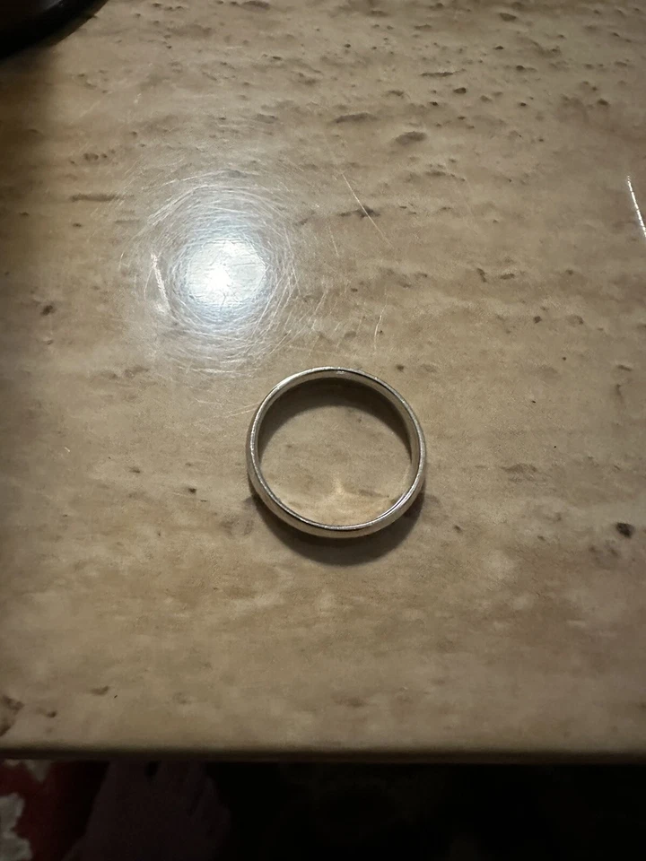 Aliança de casamento masculina de platina - Imagem 2 de 2