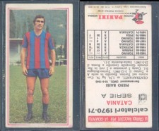 FIGURINE FOOTBALLERS PANINI A-1970/71 * CATANIA, KISSES * NEW