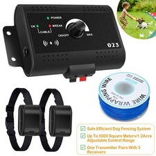 Electric Dog Pet Fence System Waterproof Shock Collars Receiver For 2 / 3 Dogs