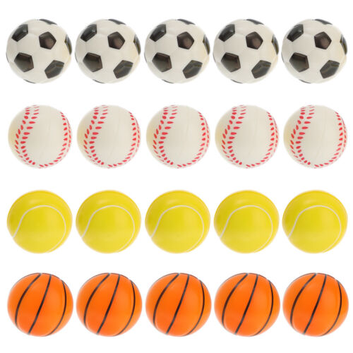 20pcs Small Squeezing Football Sports Balls Sports Stress Balls - Afbeelding 1 van 11