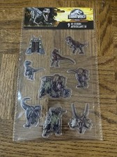 Jurassic World 3D Stickers 1ea Pack Of 9 Stickers Brand New-SHIPS N 24 HOURS