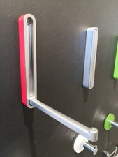 pieperconcept CANOA Klapphaken Wandhaken Minigarderobe Garderobe Haken, Chrom