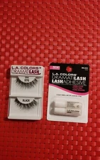 LA COLORS DRAMATILASH FALSE EYELASHES(Diva)#976 & Lash Adhesive NEW SET