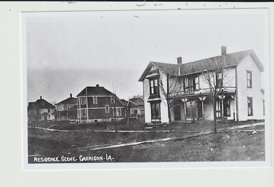 POSTCARD RESIDENCE SCENE GARRISON IOWA RPPC | eBay