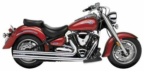 Road Burner Street Pros 2.5" Chrome Exhaust Drag Pipes Yamaha Warrior Road Star - Bild 1 von 1
