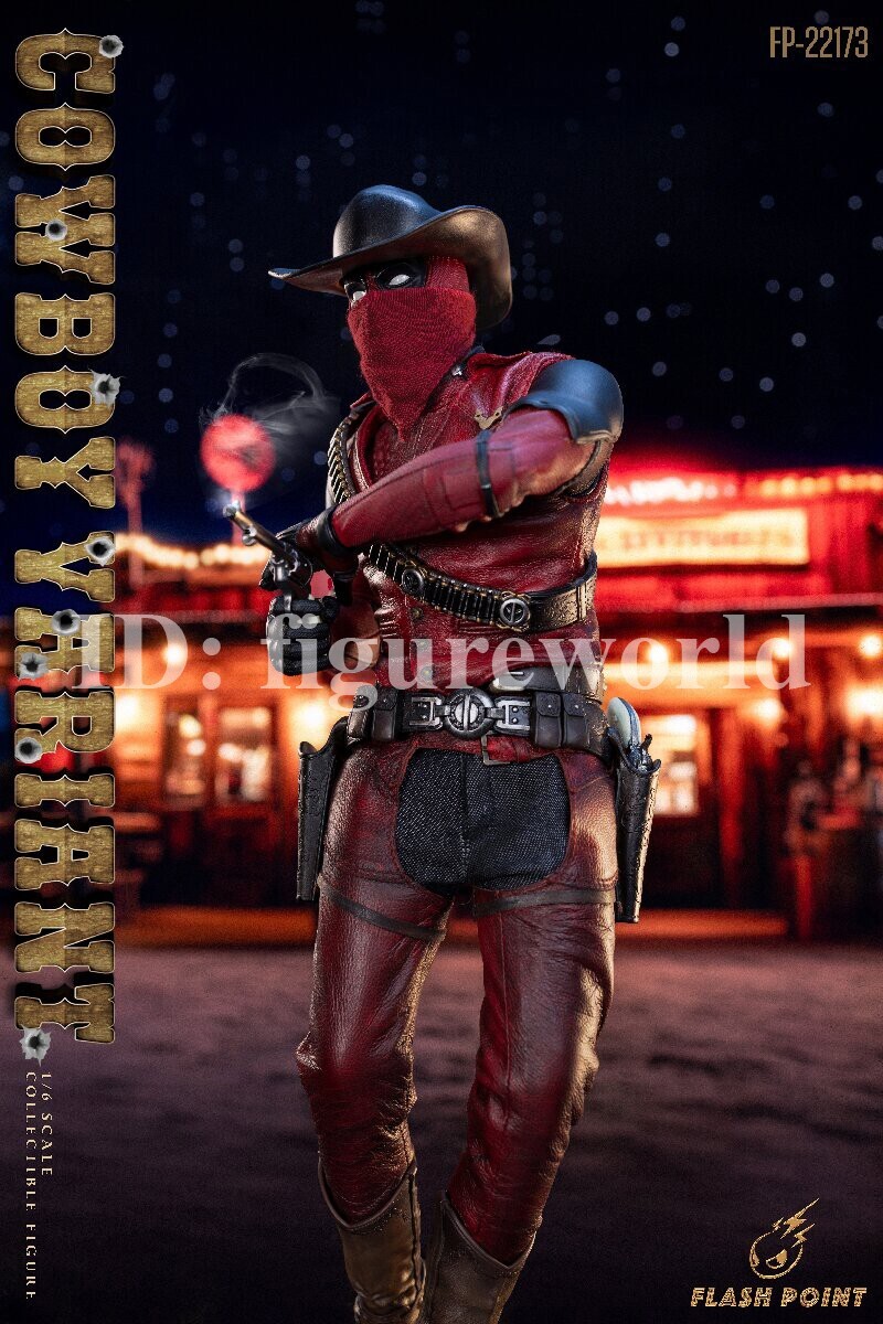 Flashpoint Studio FP-22173 1/6 Cowboy Deadpool Collectible Action
