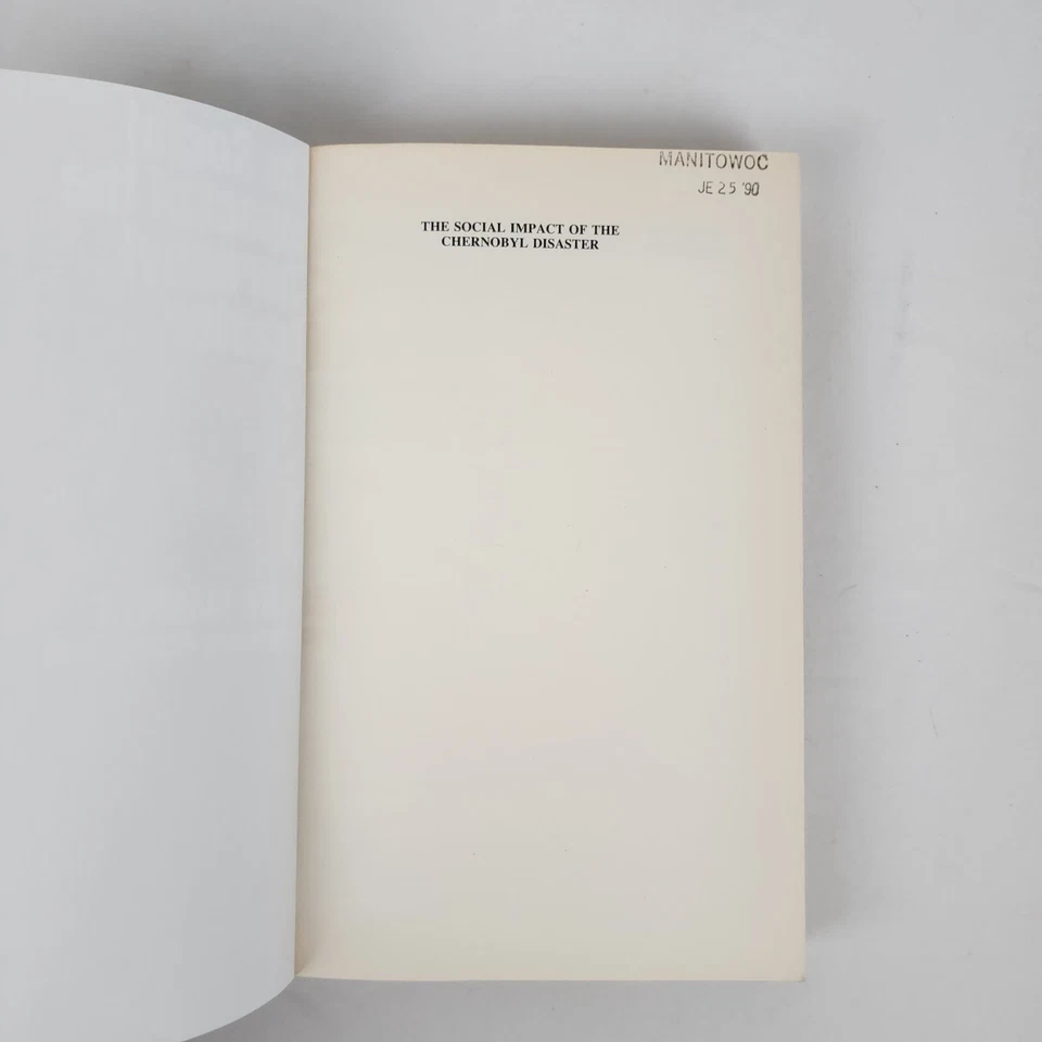 The Social Impact of the Chernobyl Disaster Paperback Book by David R. Marples - Image 4 of 4
