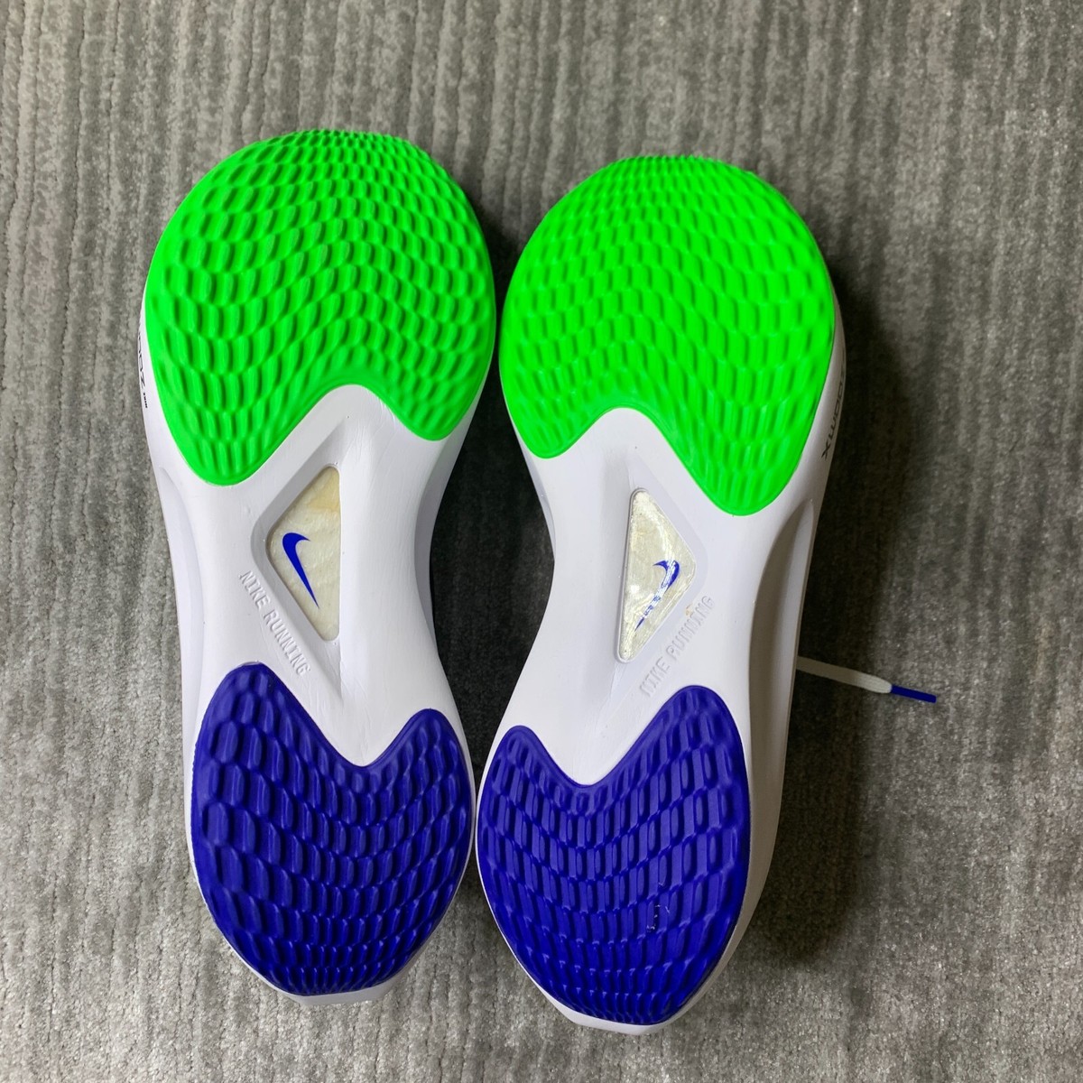 Nike Zoom Fly 5 Running Shoes Mens 11 White/Black-Green Nike Zoom Fly 5 Running Shoes Mens 11 White/Black-Green