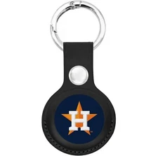 Pets First MLB Keychain Apple Air Tag Holder for Dogs & Cats Leather Airtag Case