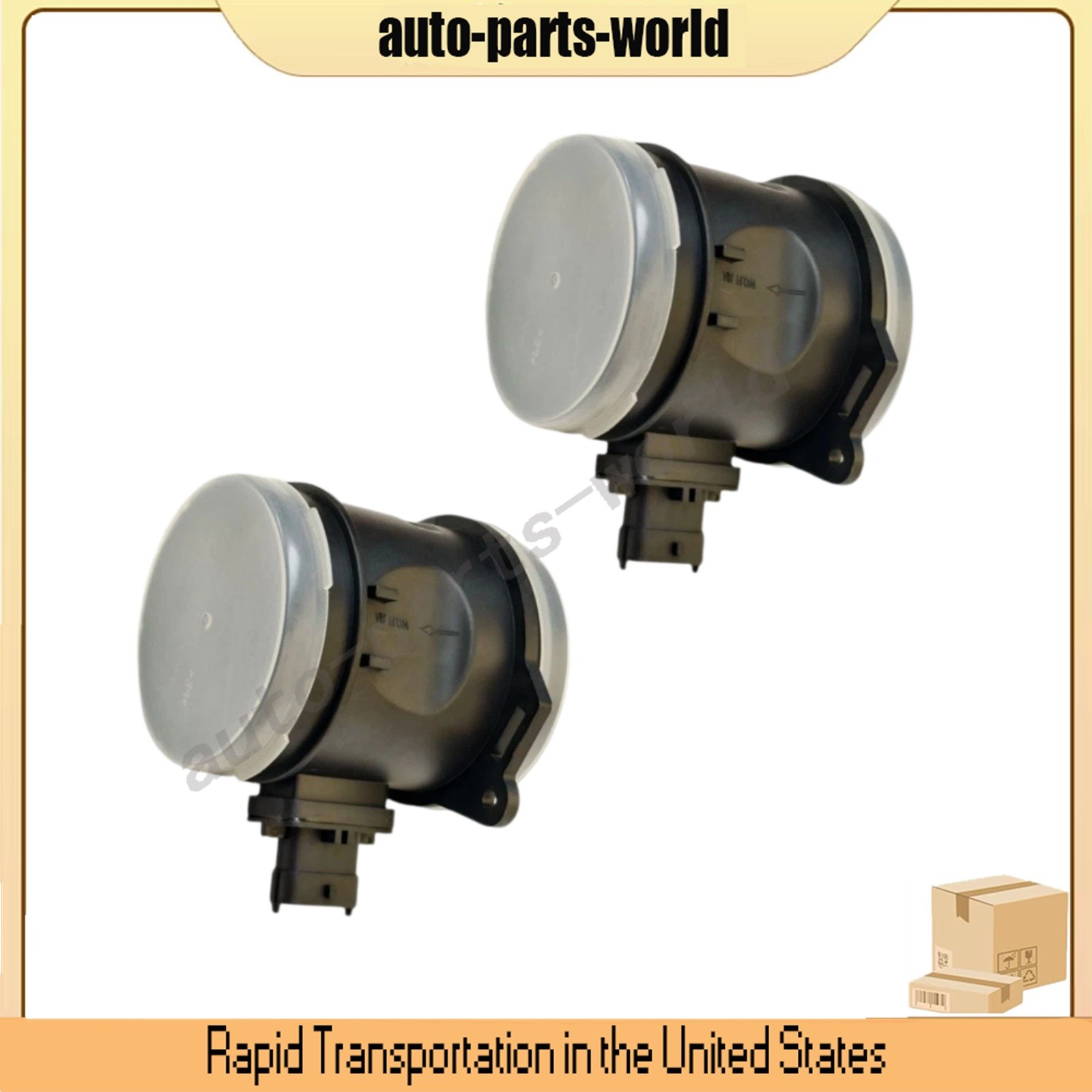 Air Flow Meters 670002164 Fits Maserati Ghibli Quattroporte Levante 2Pcs