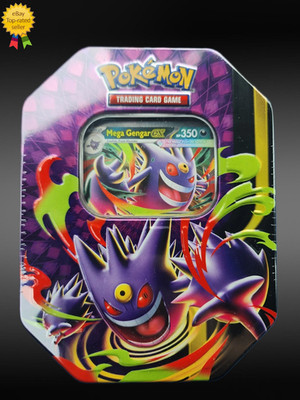 Pokemon Mega Moonlit Tin Mega Gengar Ex Promo Card🎊👻New Sealed Mega Evolutions