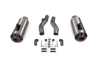 Scorpion Auspuff rot Power Slip-On gebürstet Edelstahl Kawasaki Z1000 SX 2014-2016