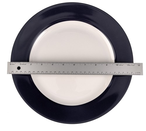 Four Kate Spade Dinner Plates Rutherford Circle Navy 1.5lbs 11.5in by Lenox - Picture 18 of 23
