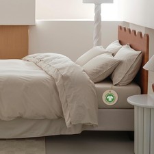 Double Stitch 100 Organic Cotton Sheets, King Size Sheets Set, GOTS Certified